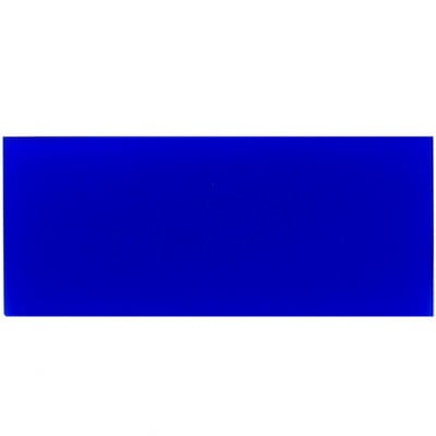 Campione - plexiglass blu oltremare opalino per il taglio laser