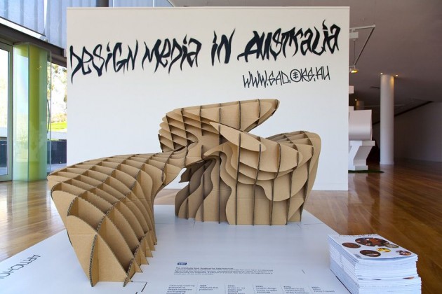 Cardboard Exhibition Pods – installazione in cartone ondulato Cardboard Exhibition Pods – installazione in cartone ondulato