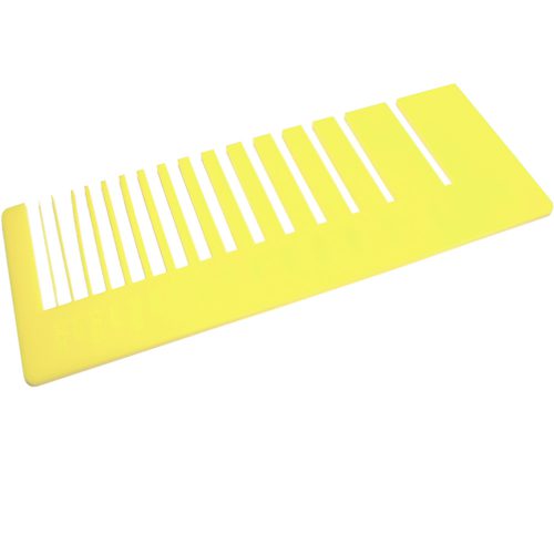 Precision test - lemon yellow plexiglass for laser cutting