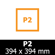 P2 @ 2x Vectorealism laser cutting format | P2 394x394