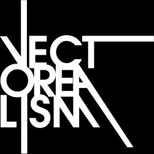 Logo Vectoréalisme noir