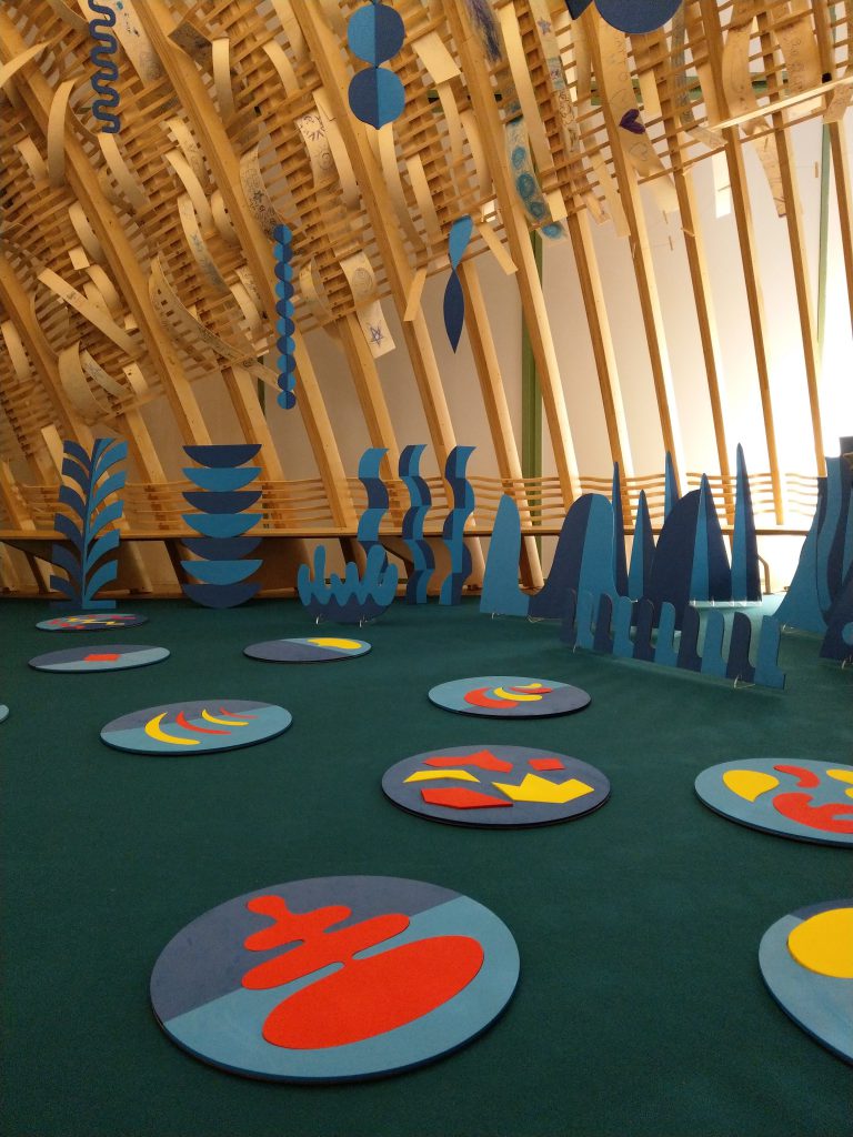 TATCH | interactive installation in EVA laser cutting for Triennale