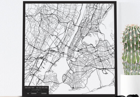 Beamaps | lasercut wall art - city maps