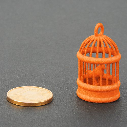 Orange colored plastic - for SLS 3D printing