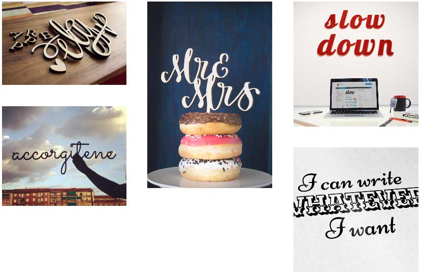 Lettering Machine - crea scritte cake topper insegne