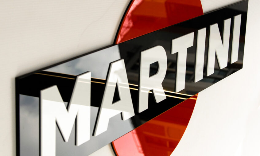 Martini - 3D sign in laser cut plexiglass