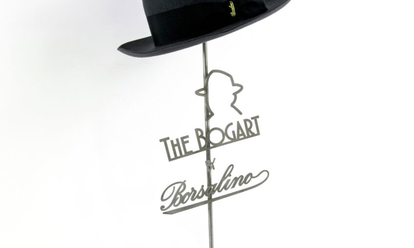 Borsalino | Stand de chapeau de vectoréalisme