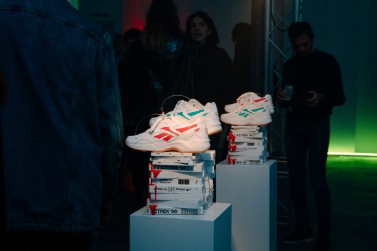 Preparation for Reebok by Vice event, Milan