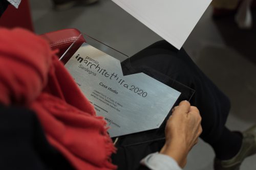 Targa premio in plexiglass IN/ARCH - dettaglio