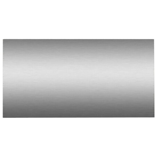 Asta Per Tende Doppia In Metallo Effetto Acciaio, Diametro 19mm, Lunghezza 120cm, Con Cristalli
