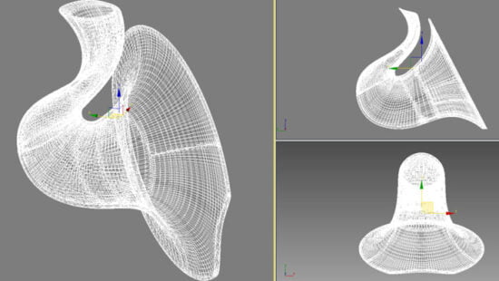Saxophone 3d modeling