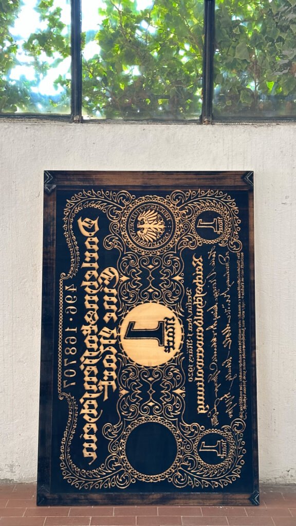 Laser engraving for blind embossed print | Valentina Picozzi Gate44